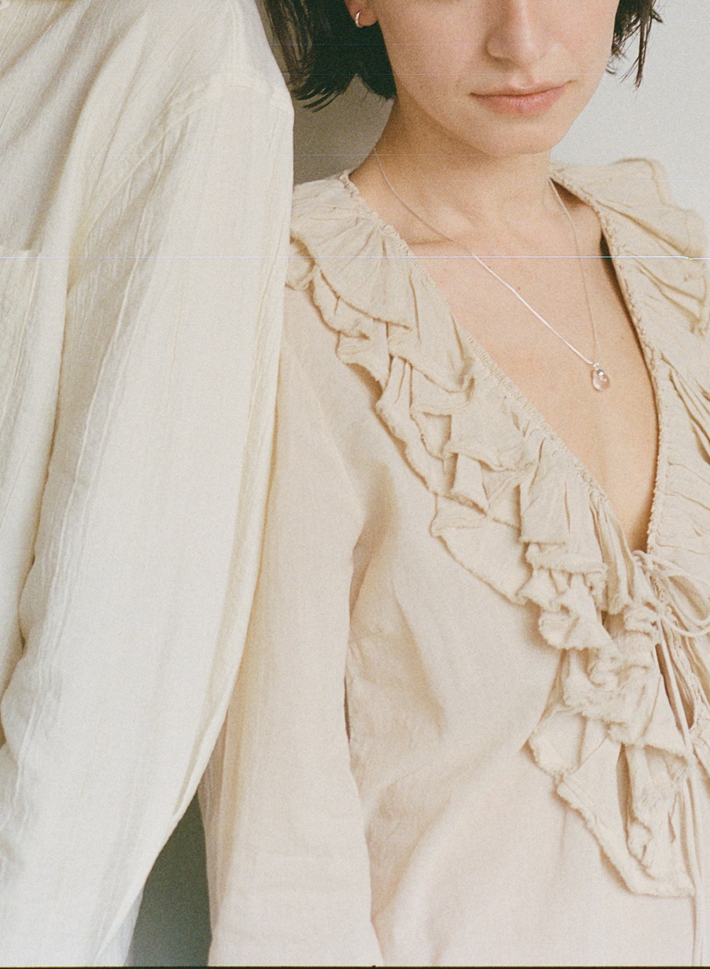 Water Drop Clear Quartz Necklace