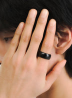 Black Onyx Mini Ring (10mm)