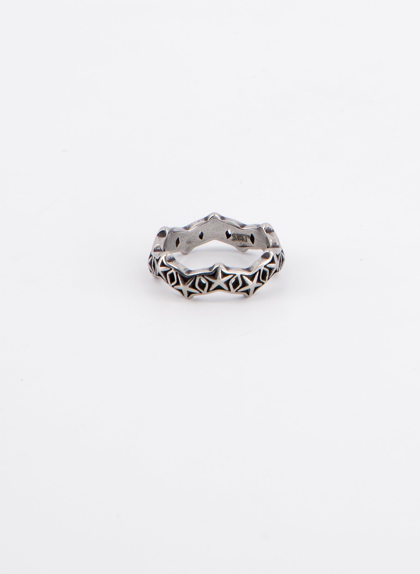 Star Pattern Ring • Surgical Steel