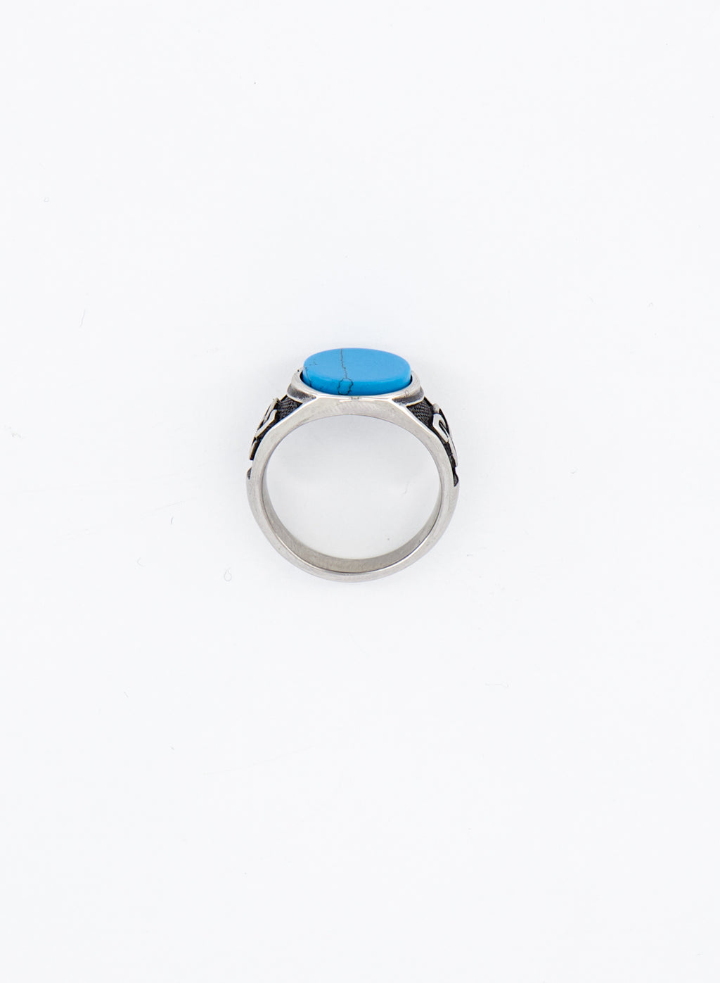 Turquoise Surgical Steel Ring • Surgical Steel