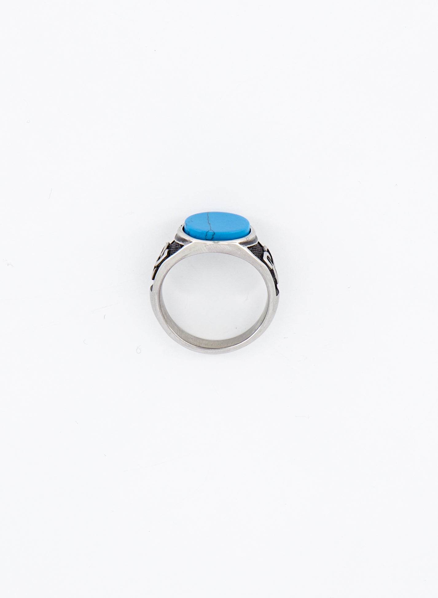 Turquoise Surgical Steel Ring • Surgical Steel