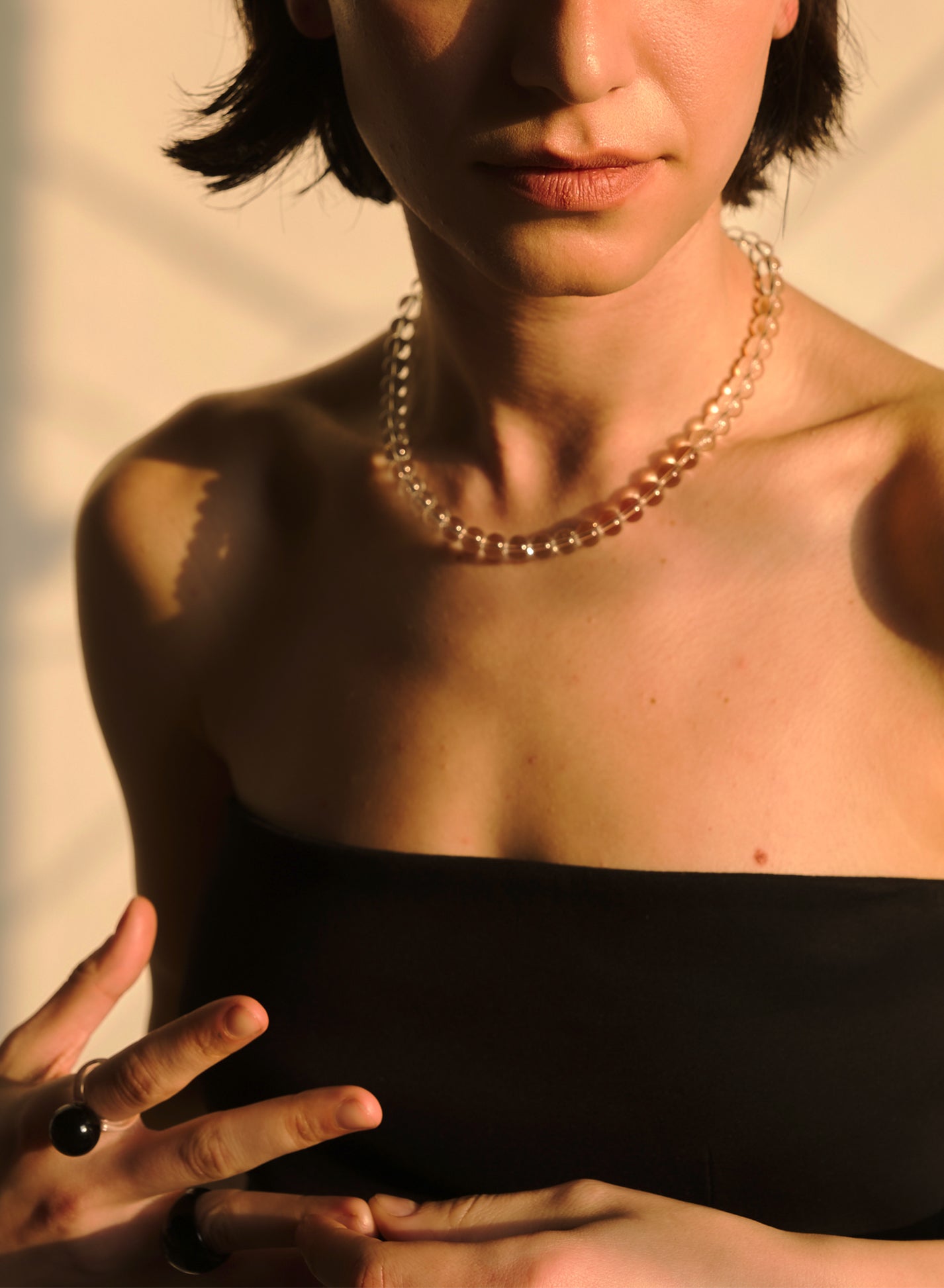 Clear Beads Necklace