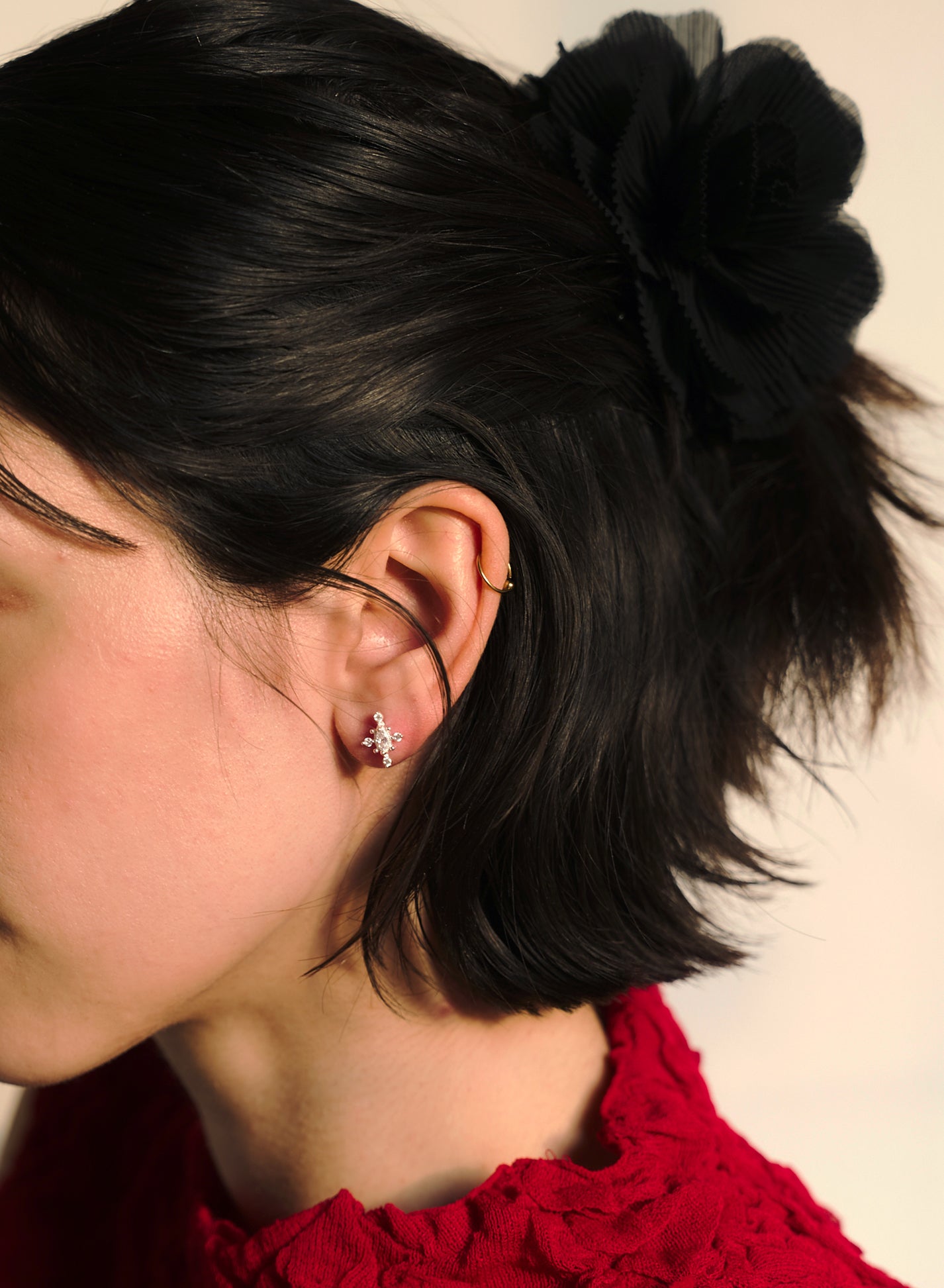 Snowflake Stud Earrings