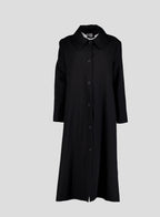 009 Vintage Maxi Swing Coat — Black