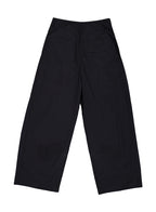 Light Wide-Leg Pants - (Cream/Black)