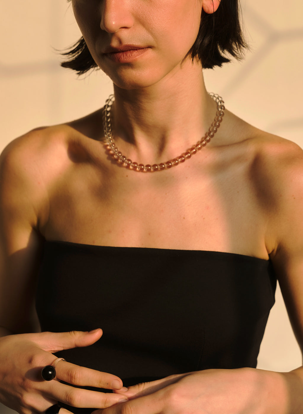 Clear Beads Necklace