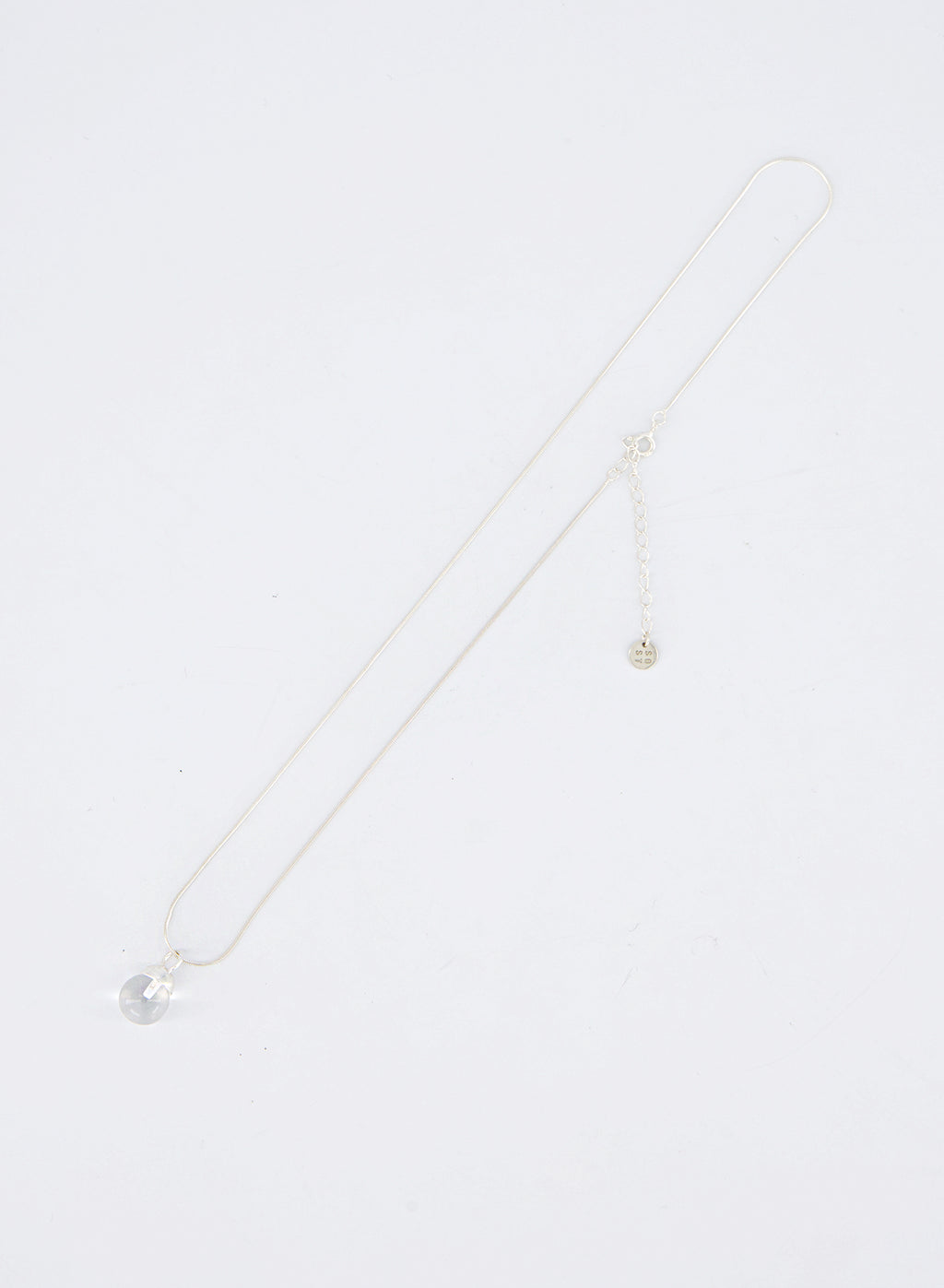Water Drop Clear Quartz Necklace