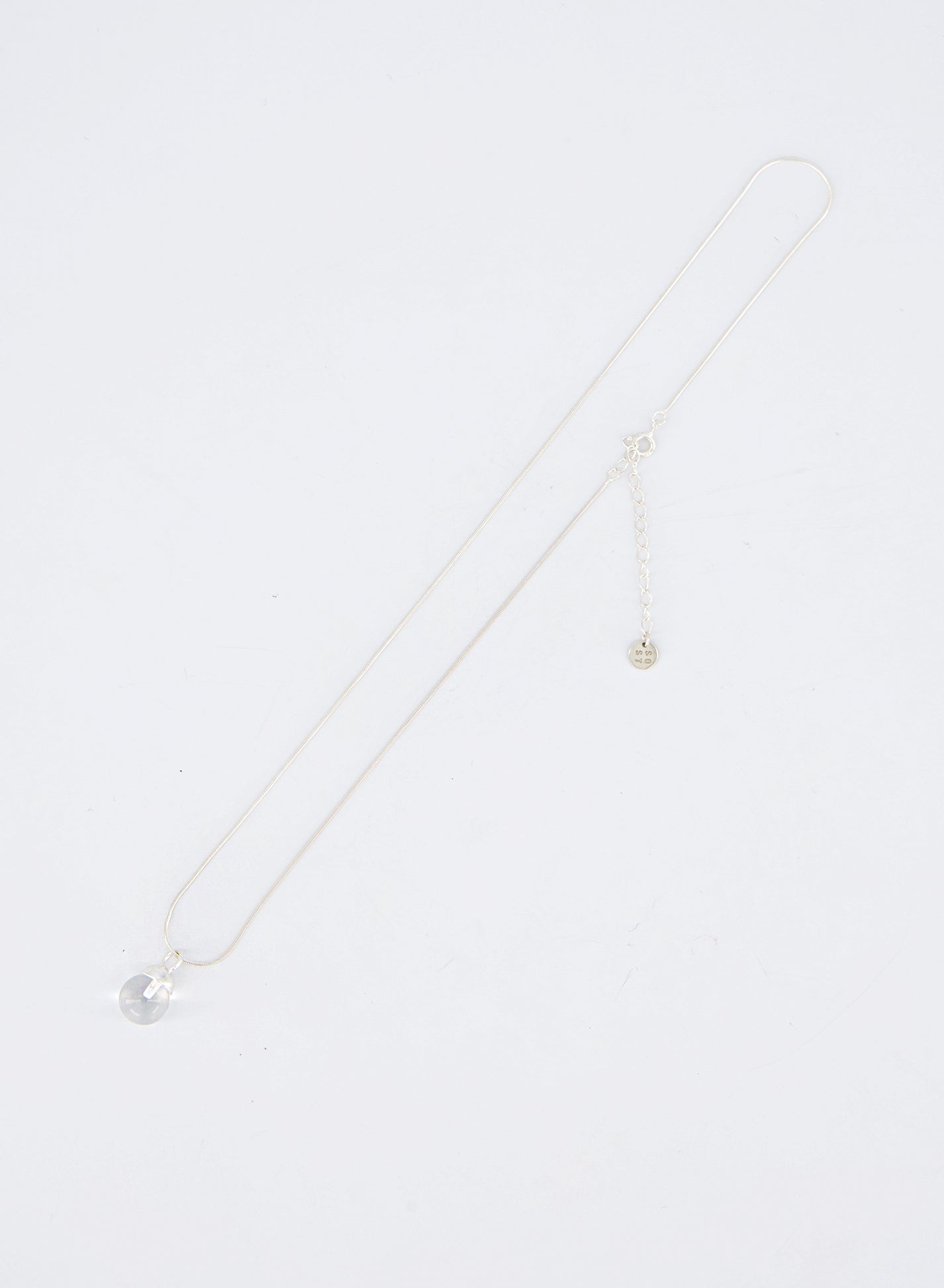 Water Drop Clear Quartz Necklace