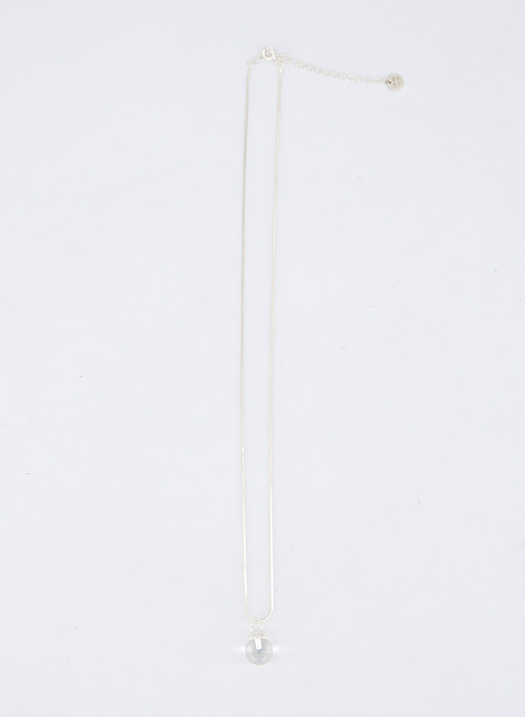 Water Drop Clear Quartz Necklace