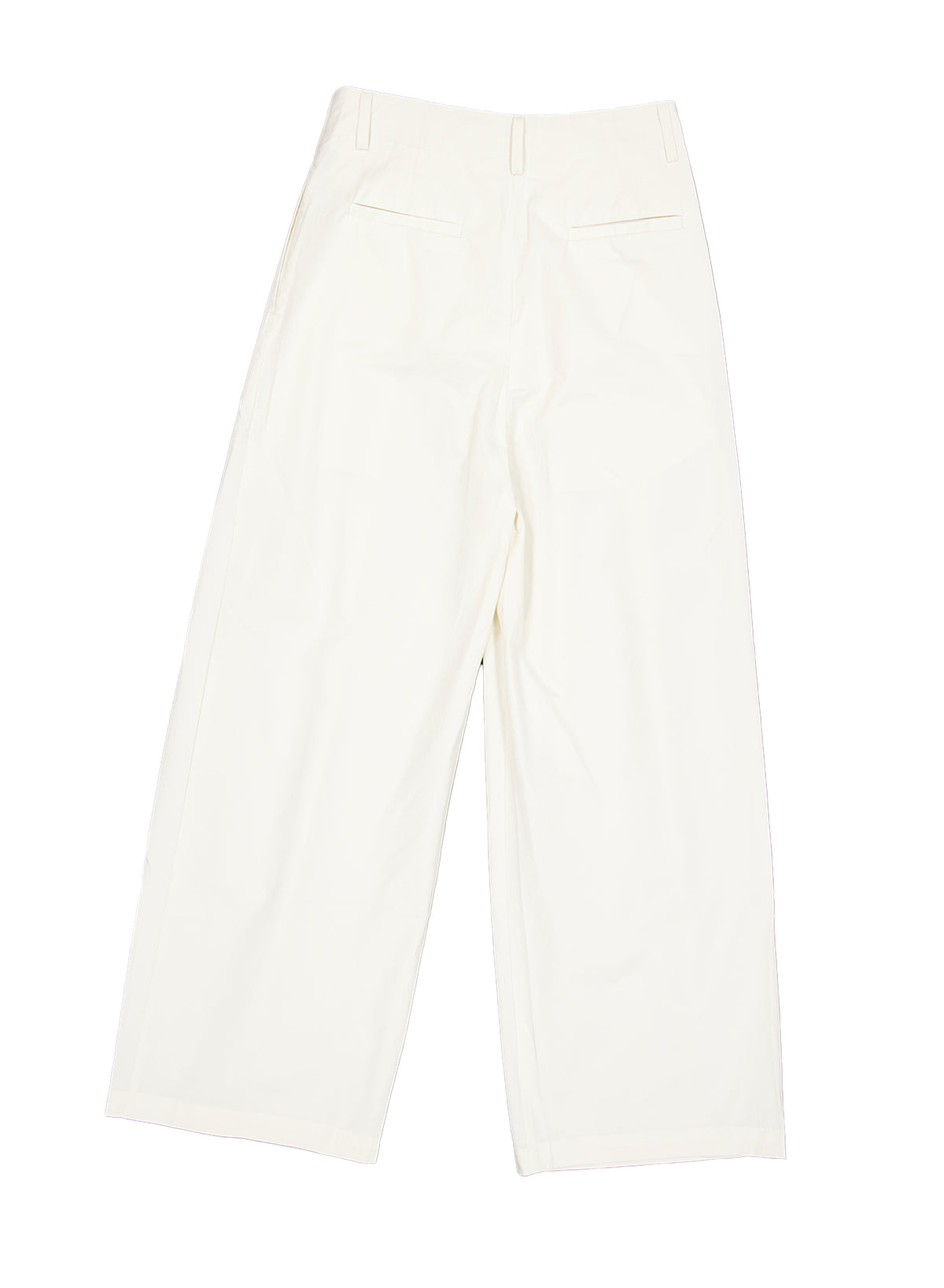 Light Wide-Leg Pants - (Cream/Black)