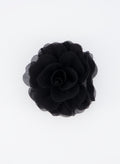 Flower Pleated Hair Claw Clip