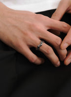 Star Pattern Ring • Surgical Steel