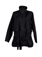 Low Trench Jacket - Black