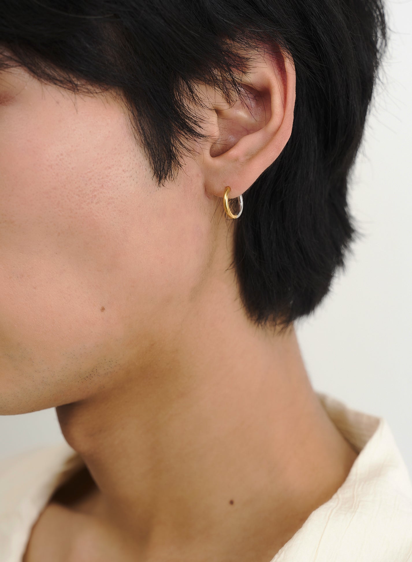 Joe Mixed Hoops • Stainless Steel