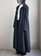 009 Vintage Maxi Swing Coat — Black