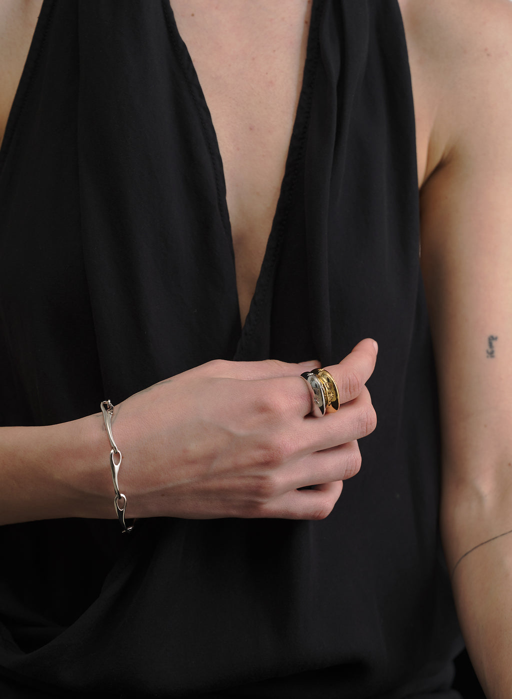 Star Engraved Ring