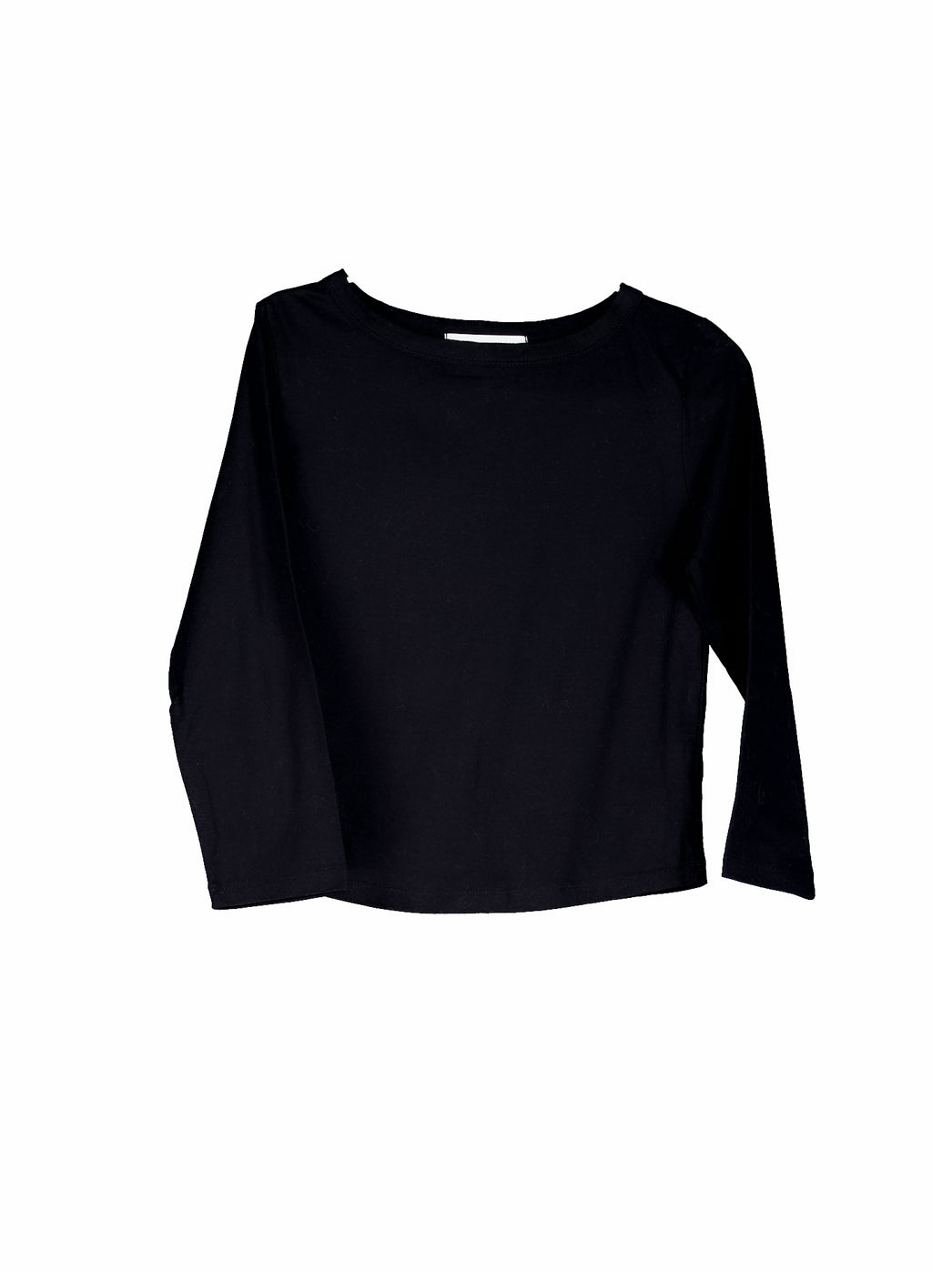 Boat Neck 3/4 Sleeve Tee - (Lemon/Black)