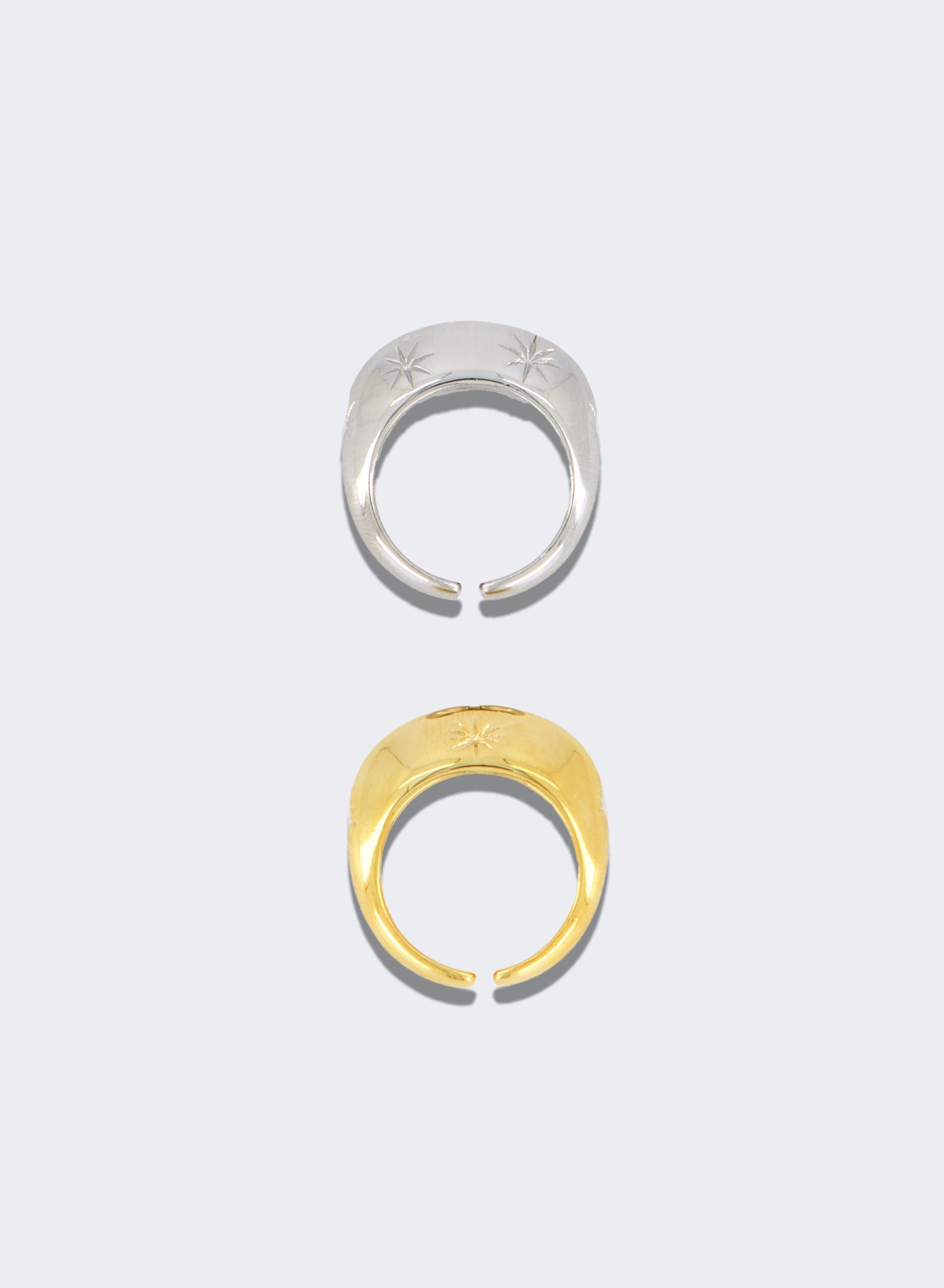 Star Engraved Ring