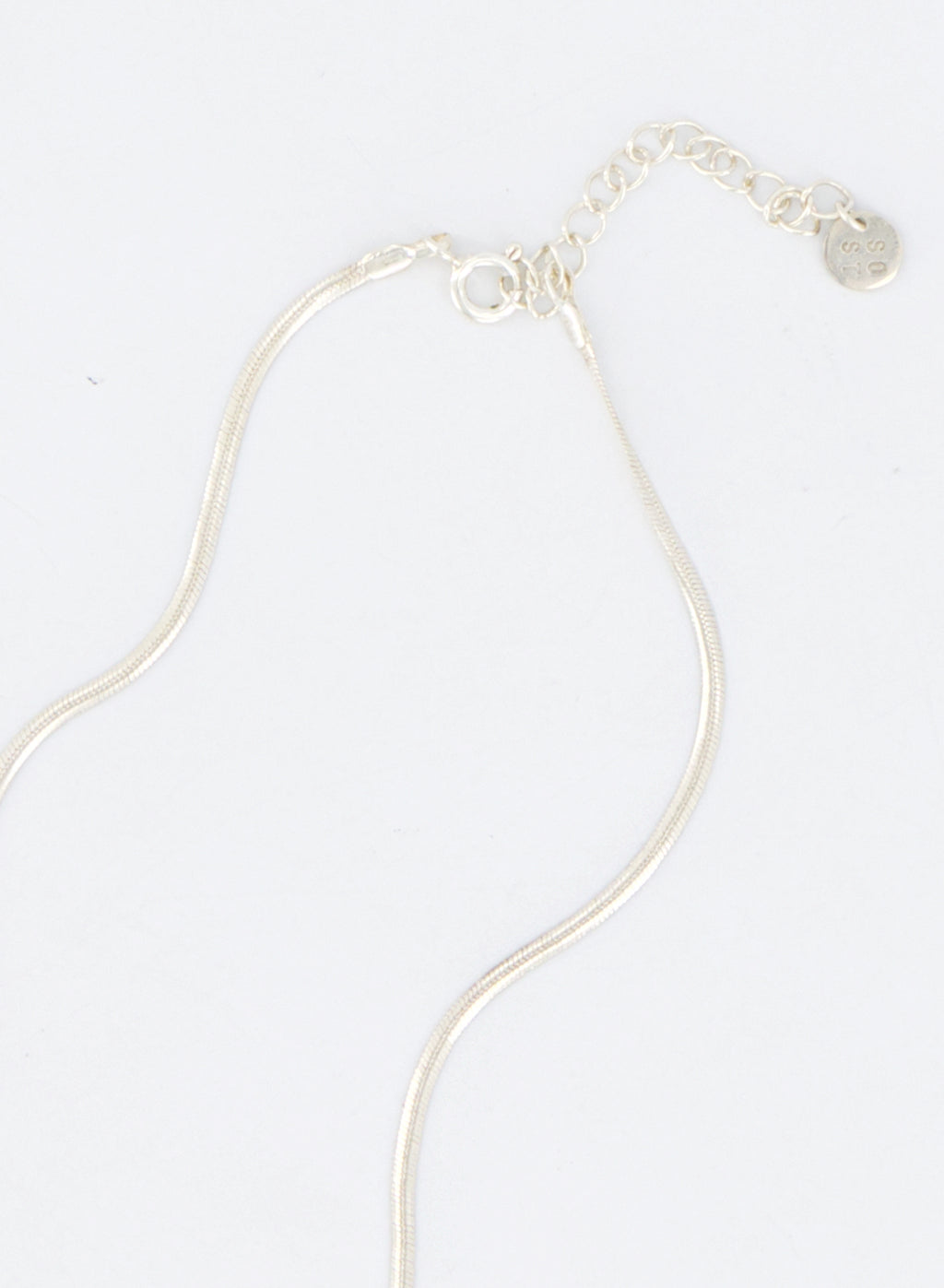 Flat Square Snake Chain Necklace