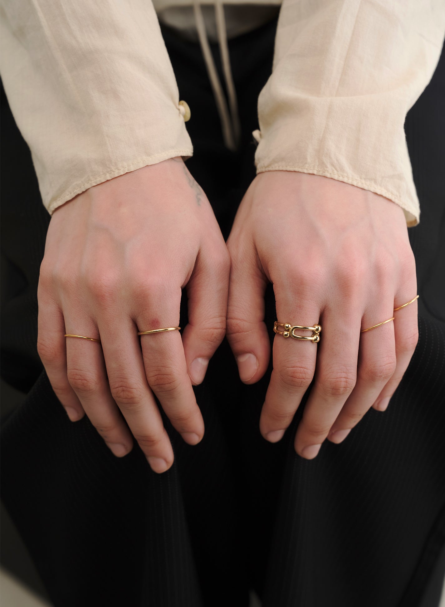 SIMPLE LAYERING RINGS