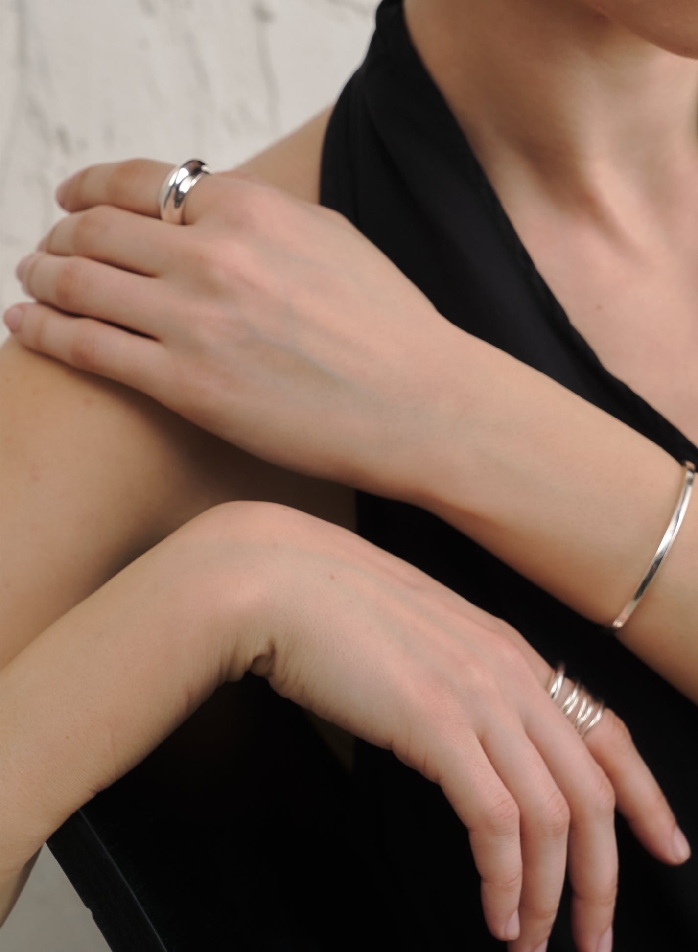 Dome Curve Open Ring