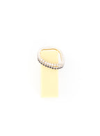GEM TENNIS RINGS (BLACK/WHITE)