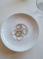 GEM TENNIS RINGS (BLACK/WHITE)