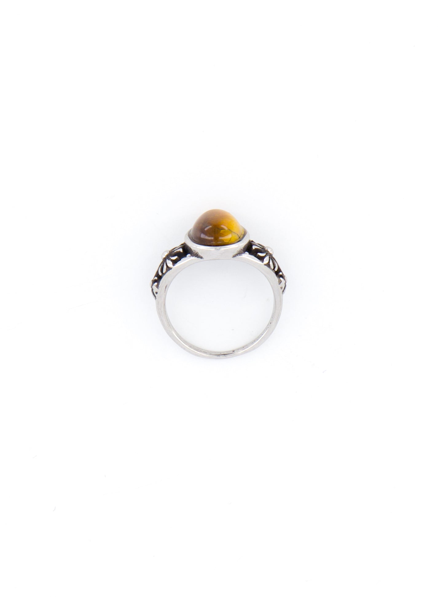 Vintage Tiger’s Eye Ring • Surgical Steel