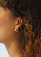Twist Dual Hoops
