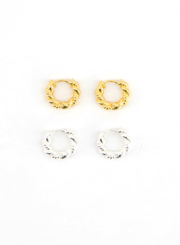 Twist Dual Hoops