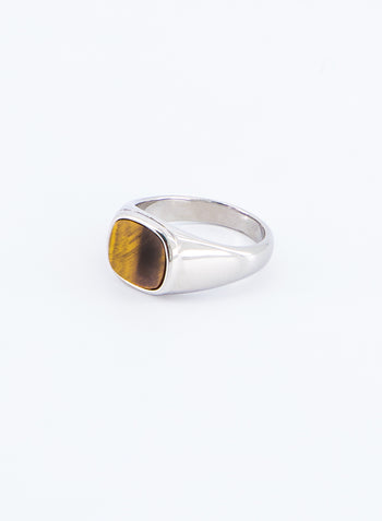 Brown Square Ring
