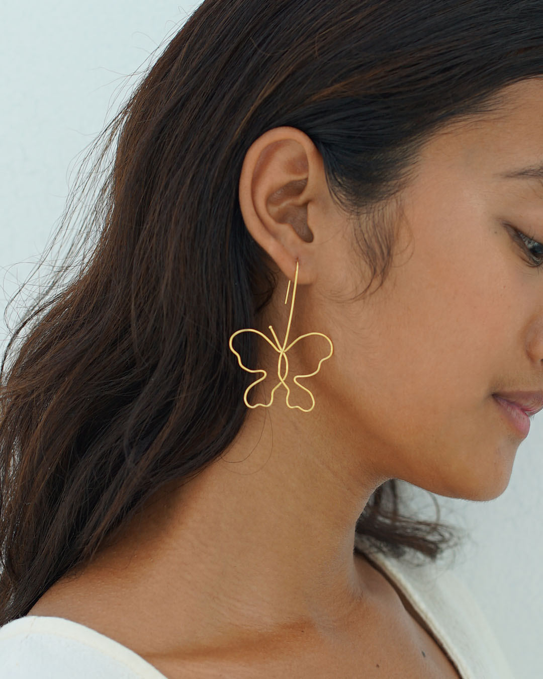 Butterfly Hook Earrings