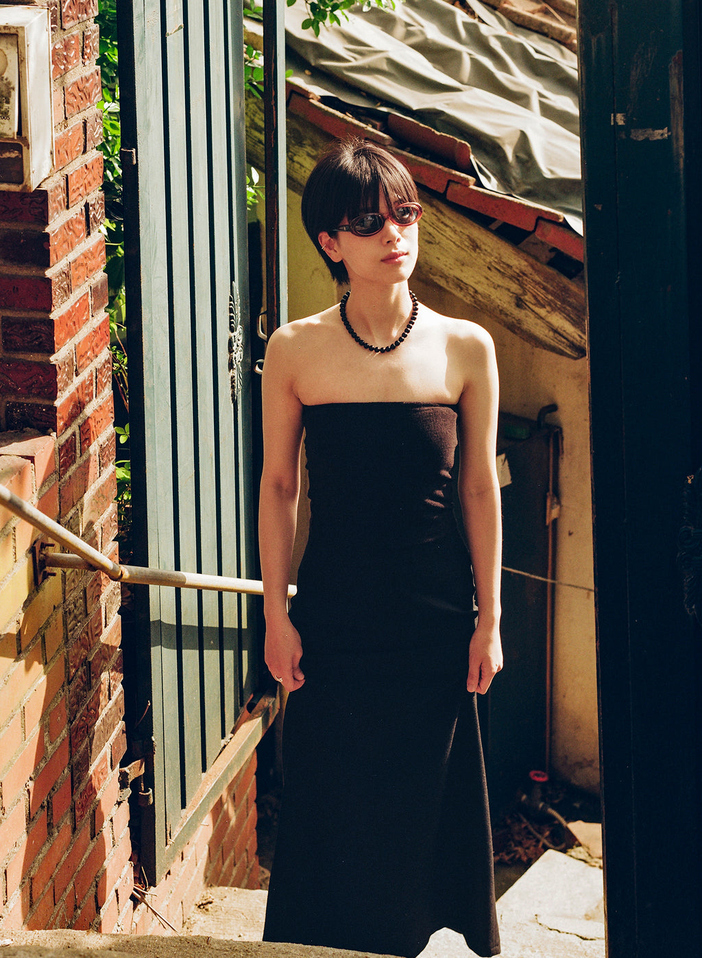 [60%OFF]Terry Tube Top - Black