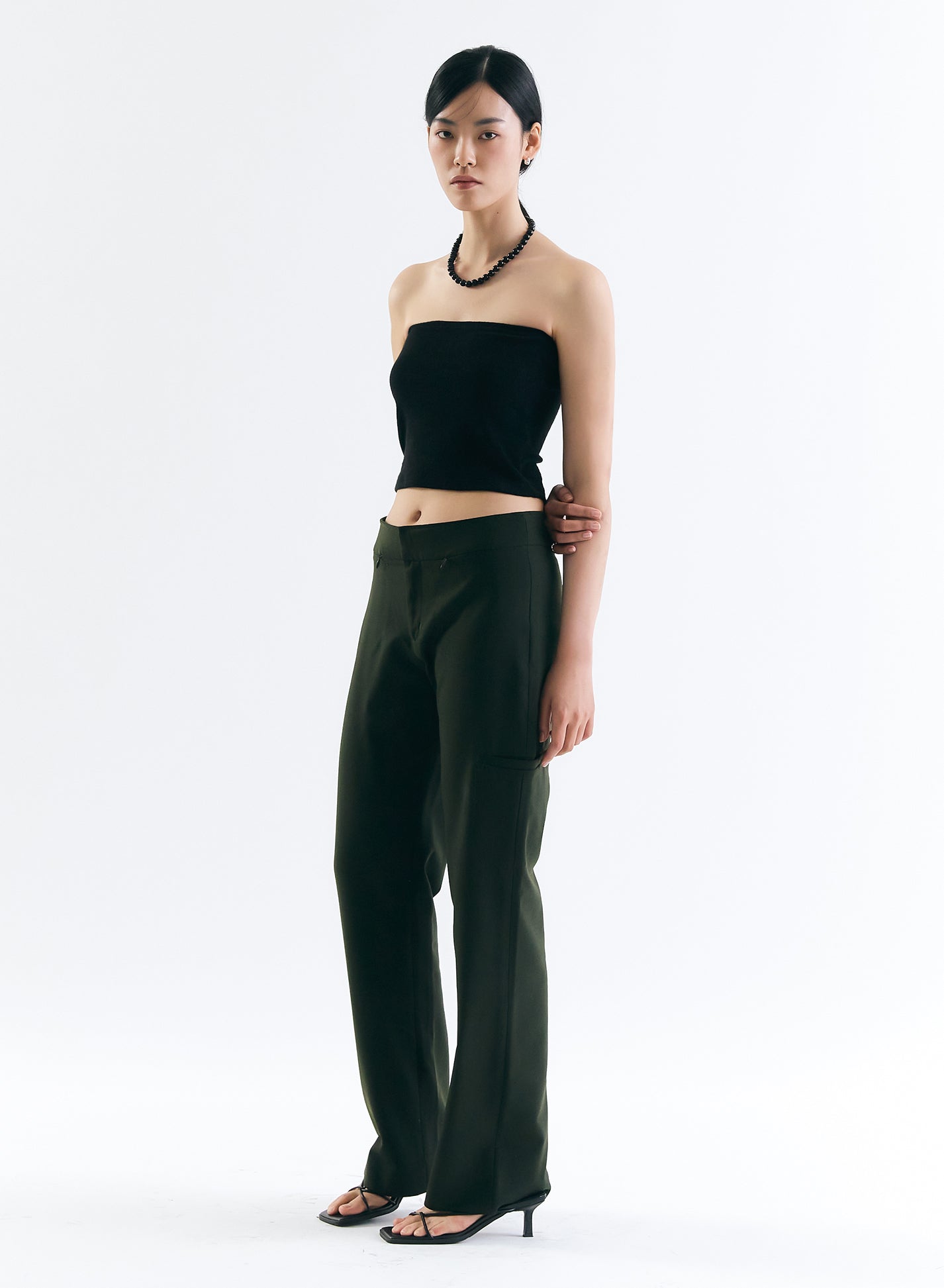 [60%OFF]Terry Tube Top - Black