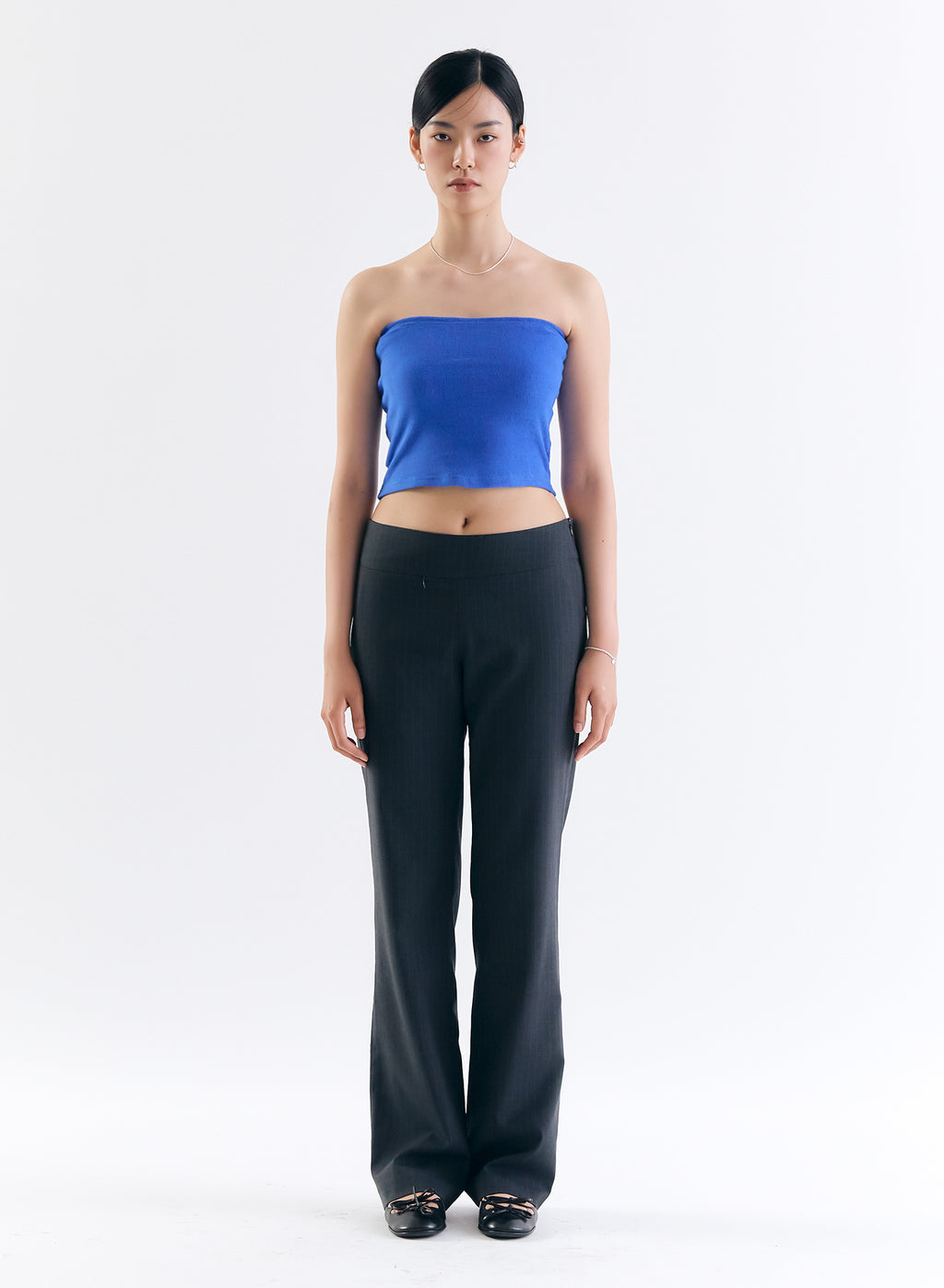 [60%OFF]Terry Tube Top - Blue