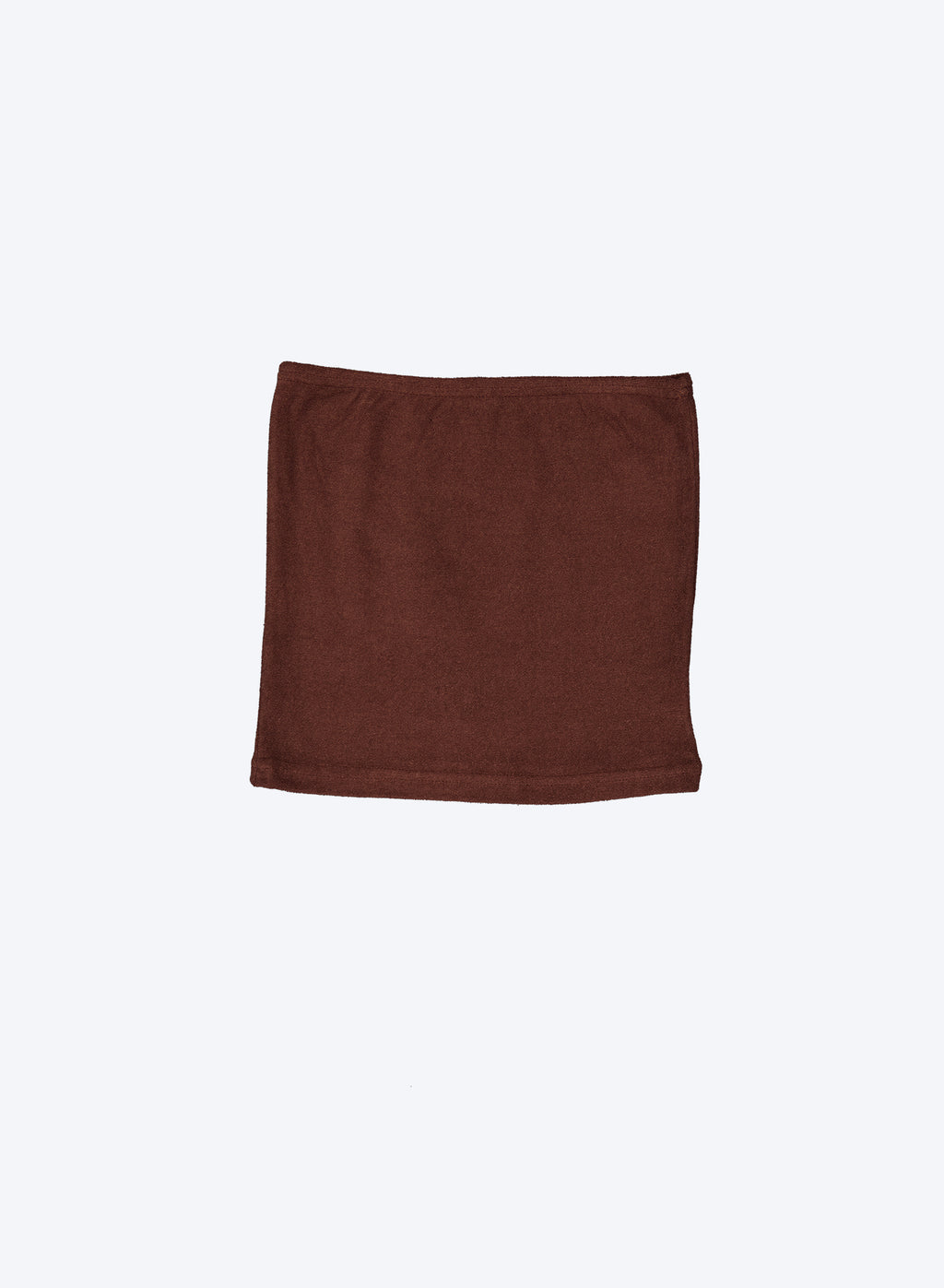 [60%OFF] Terry Tube Top - Brown