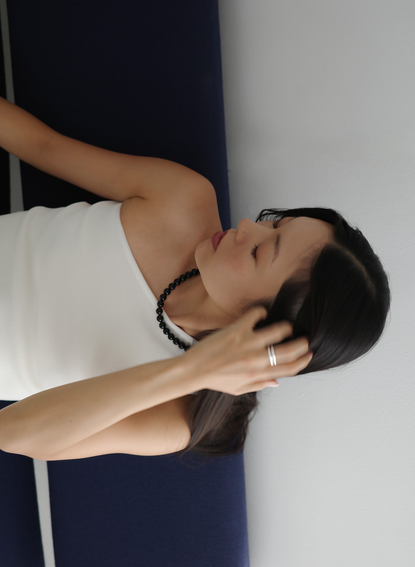 One-Shoulder Tank Top - Ivory