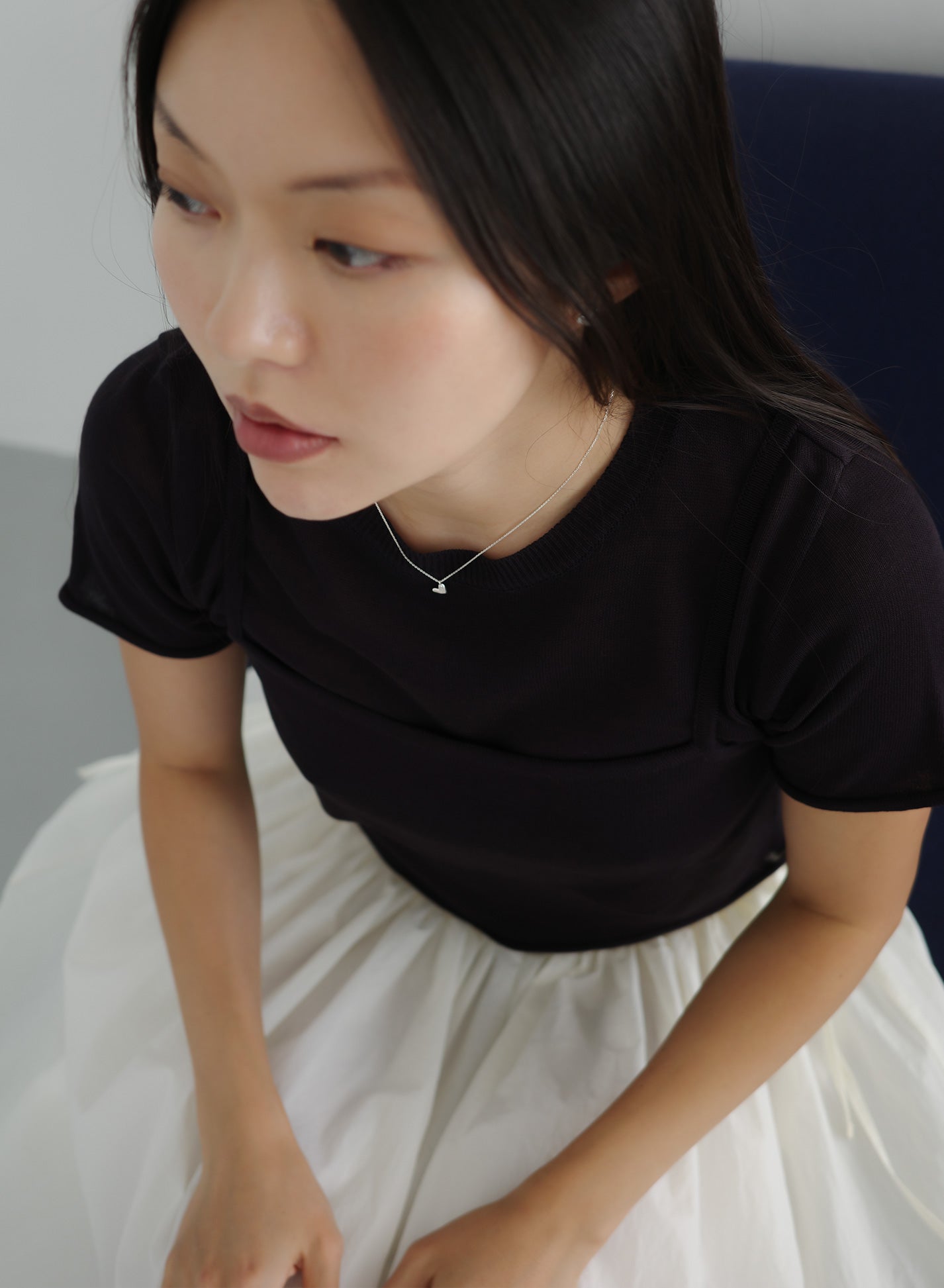 Knitted Linen-Blend Layering Top Set