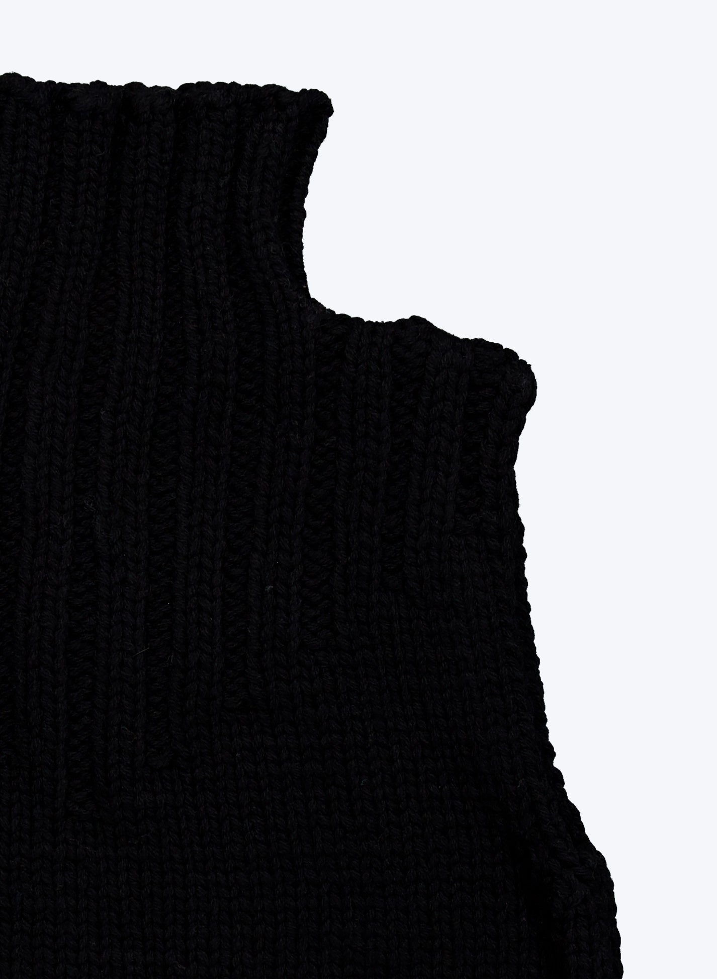 [60%OFF] Chunky Wool Knit Vest