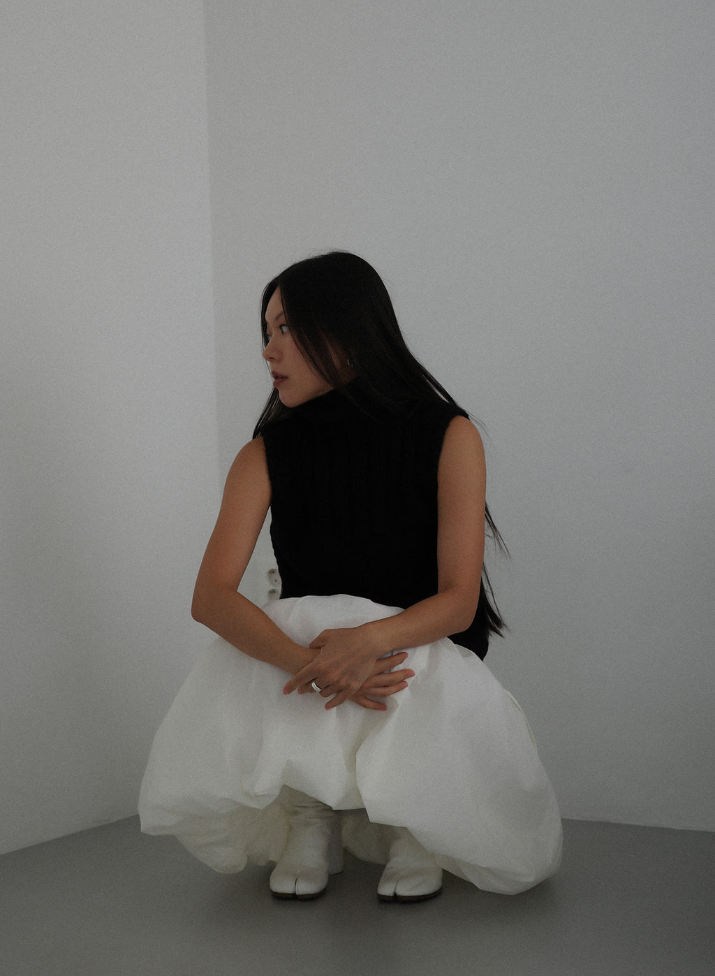 [60%OFF] Chunky Wool Knit Vest