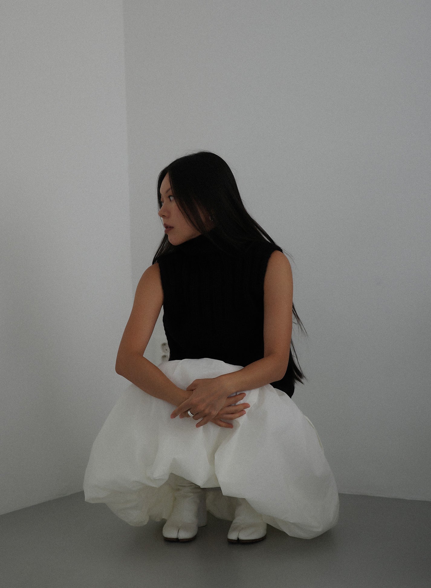 [60%OFF] Chunky Wool Knit Vest