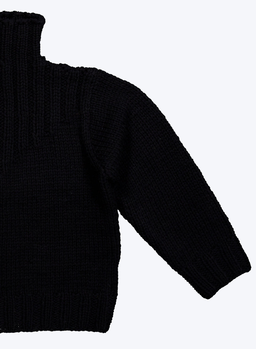 Chunky Cropped Wool Knit