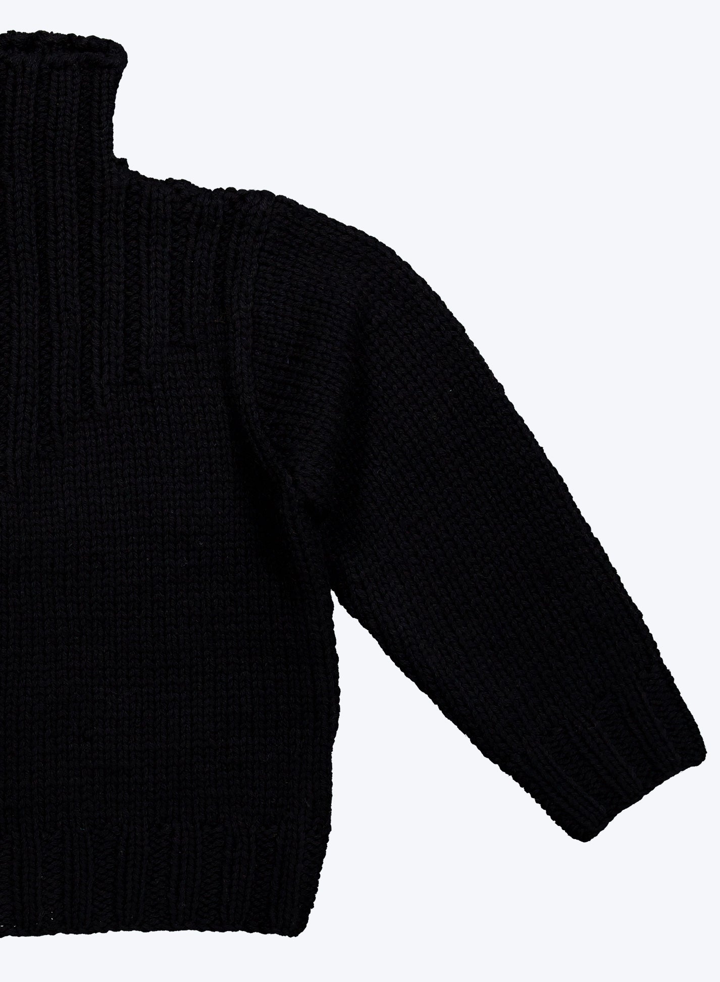 Chunky Cropped Wool Knit