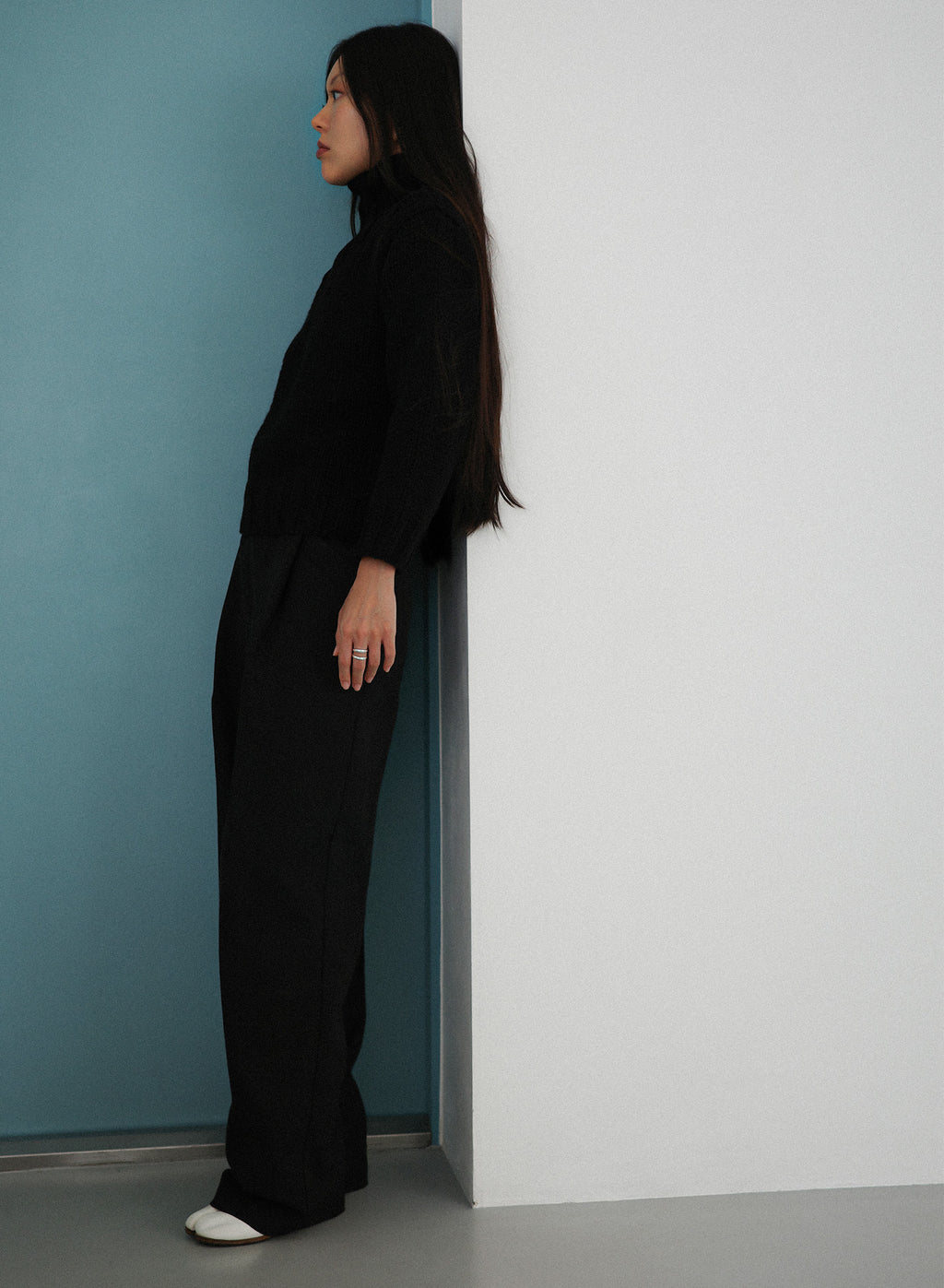 Chunky Cropped Wool Knit