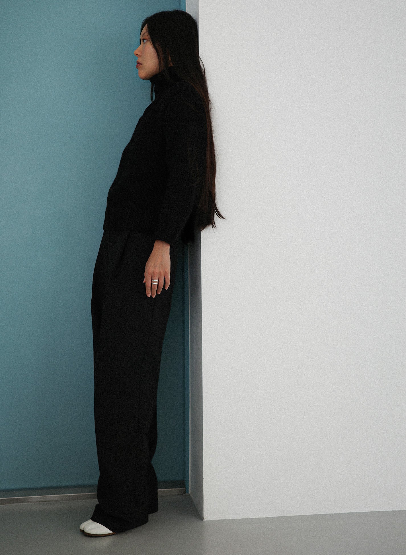 Chunky Cropped Wool Knit