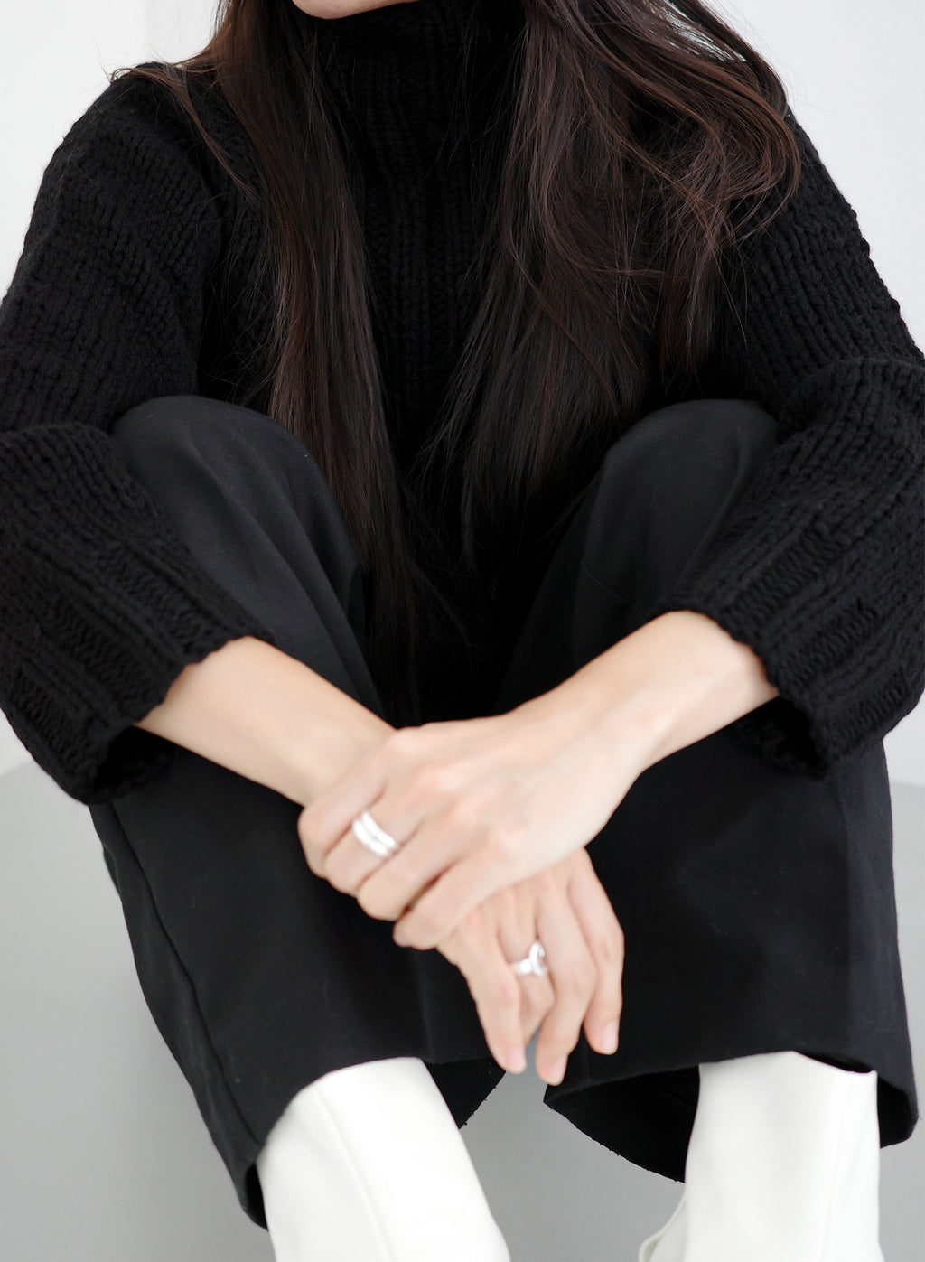 Chunky Cropped Wool Knit