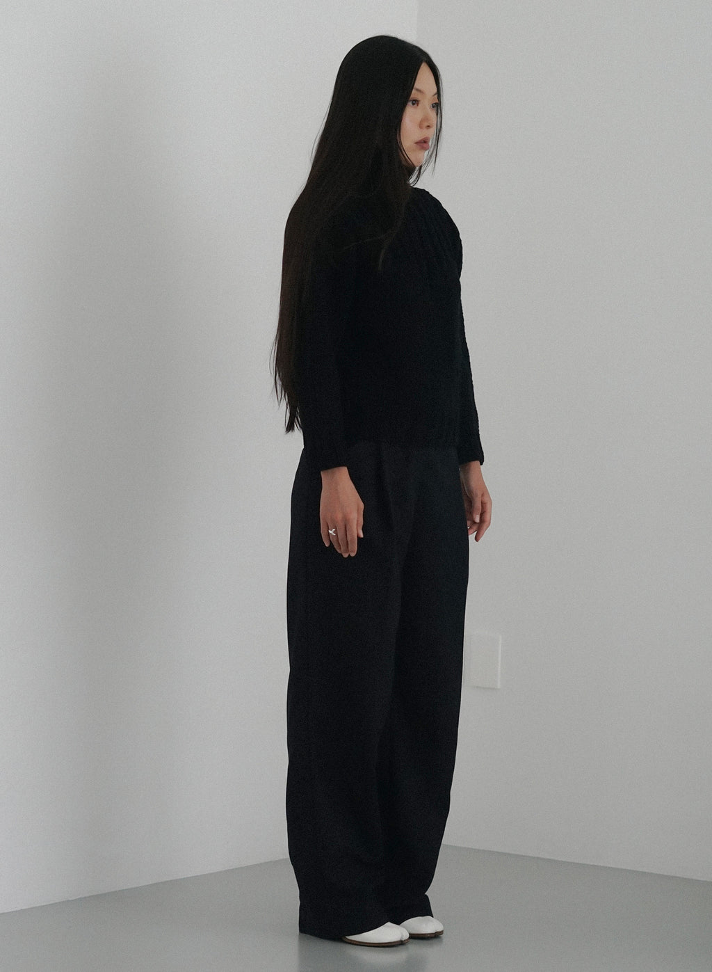 Chunky Cropped Wool Knit