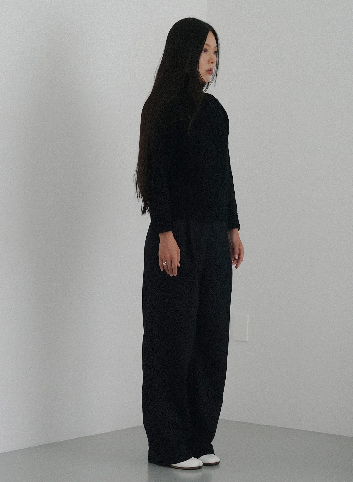 Chunky Cropped Wool Knit