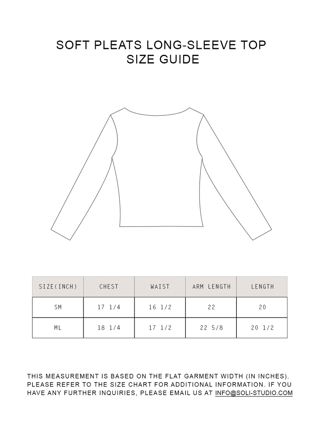 (1+1)Soft Pleats Long-Sleeve Top ㅡ Black