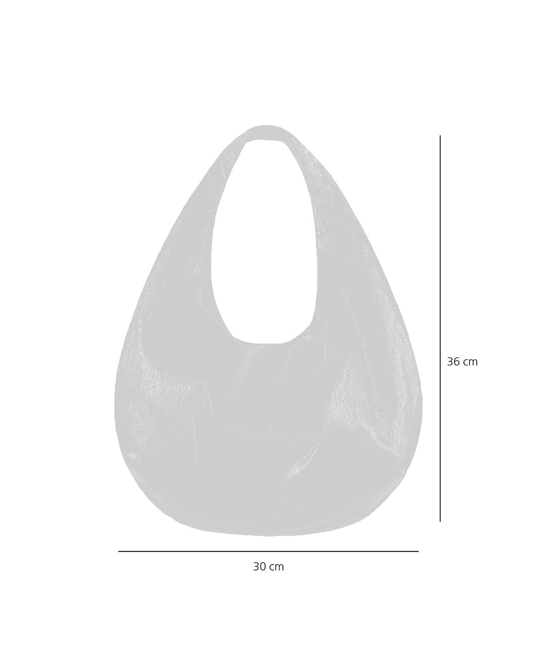 Egg Mini Bag - Embossing [Black]